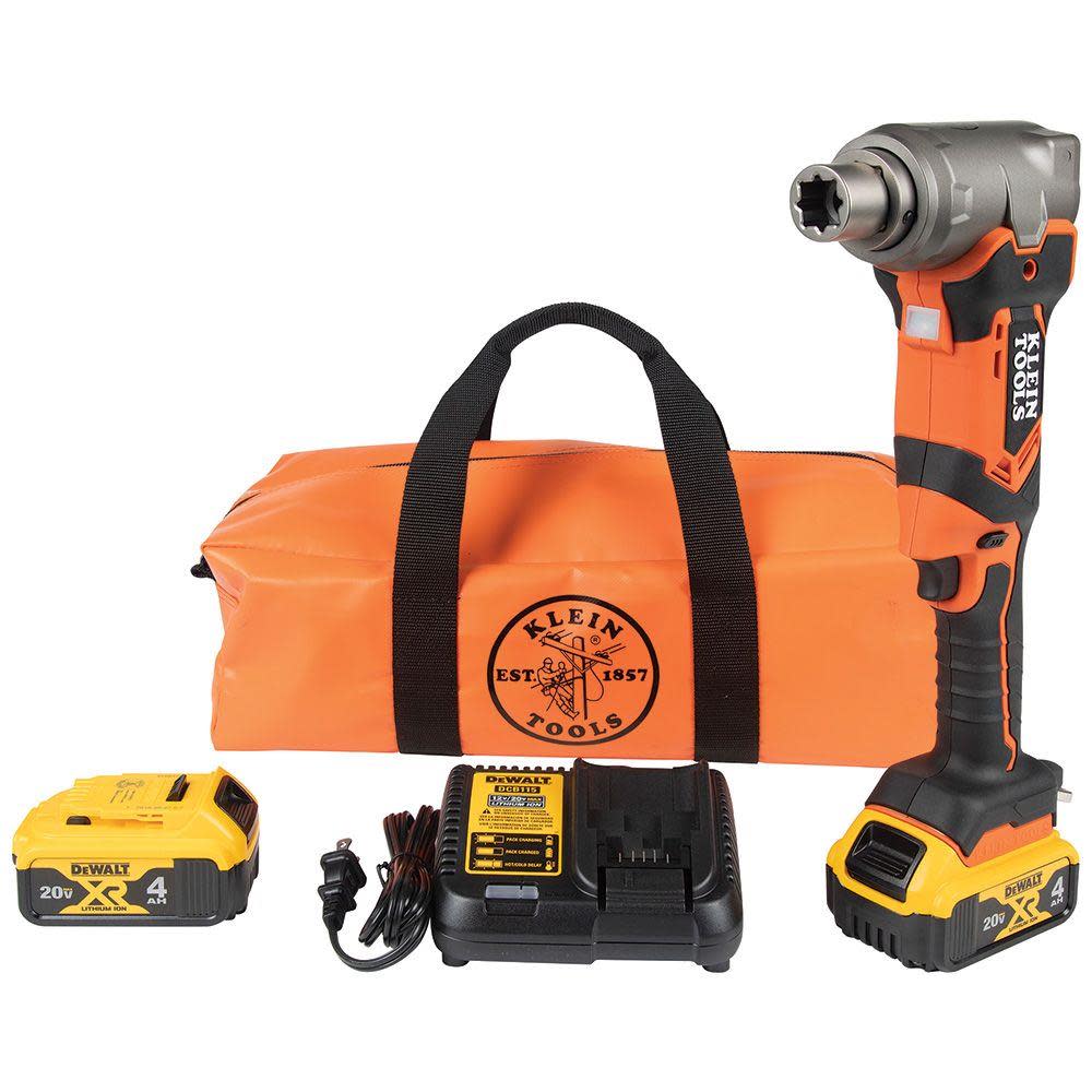 Klein Tools 90-Degree Right-Angle Impact Wrench Kit BAT20LW1 from Klein Tools - Mycitystee