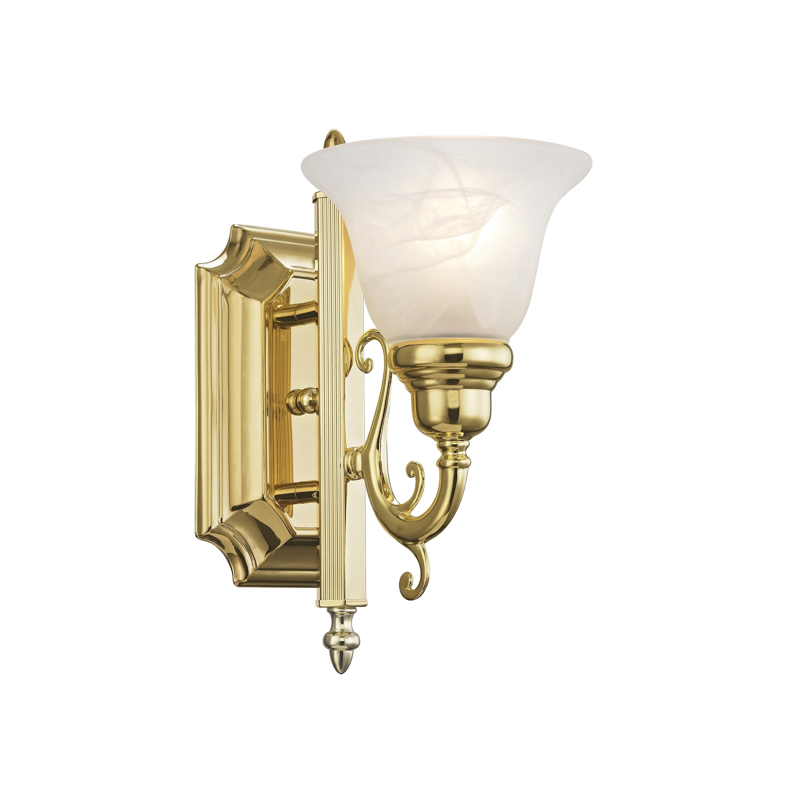 Livex Lighting French Regency 1 Light Polished Brass Bath Vanity - Mycitystee