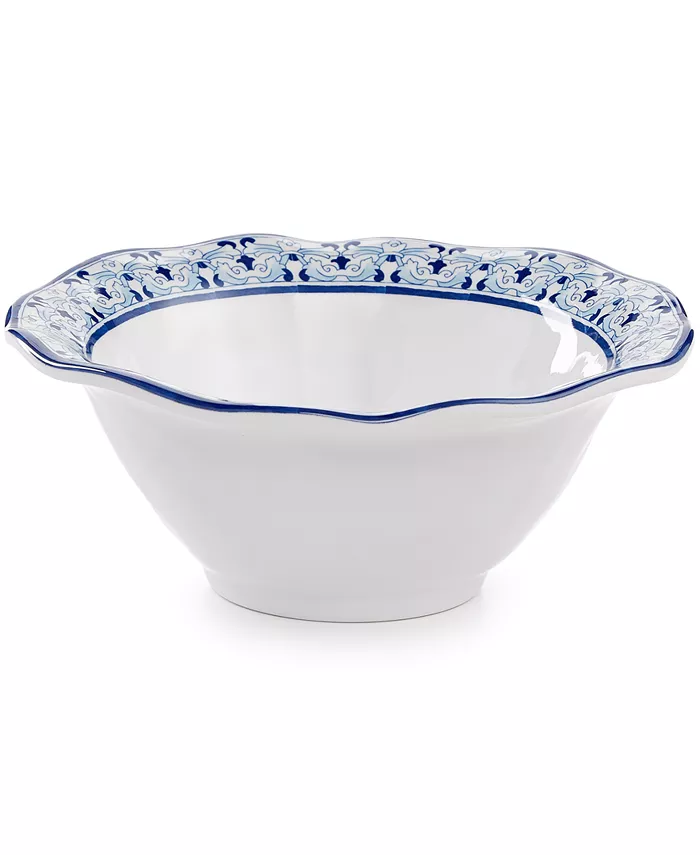Q Squared Talavera Azul Melamine 6.5