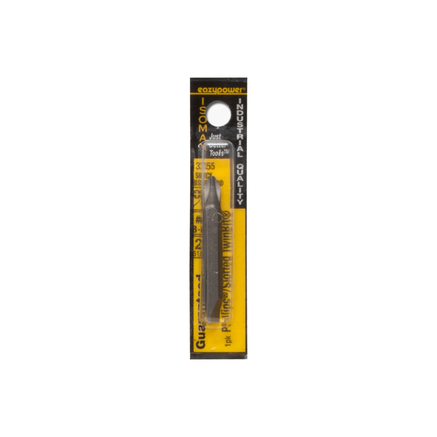 Eazypower Isomax Phillips/Slotted #2/8-10 X 2 in. L Double-Ended Screwdriver Bit Steel 1 pc - Mycitystee