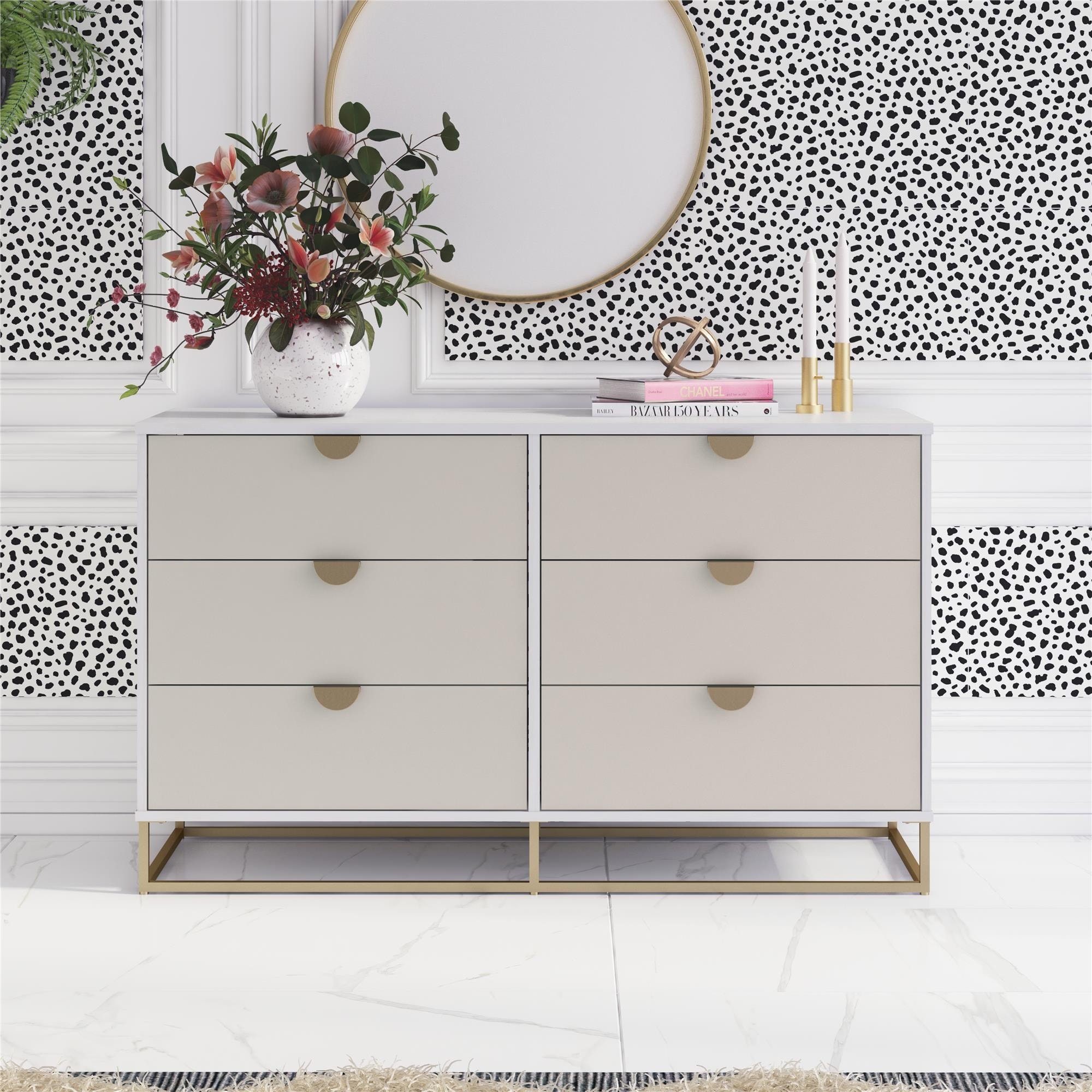 The Novogratz Kelly 6 Drawer Dresser - - 36370539 - Mycitystee