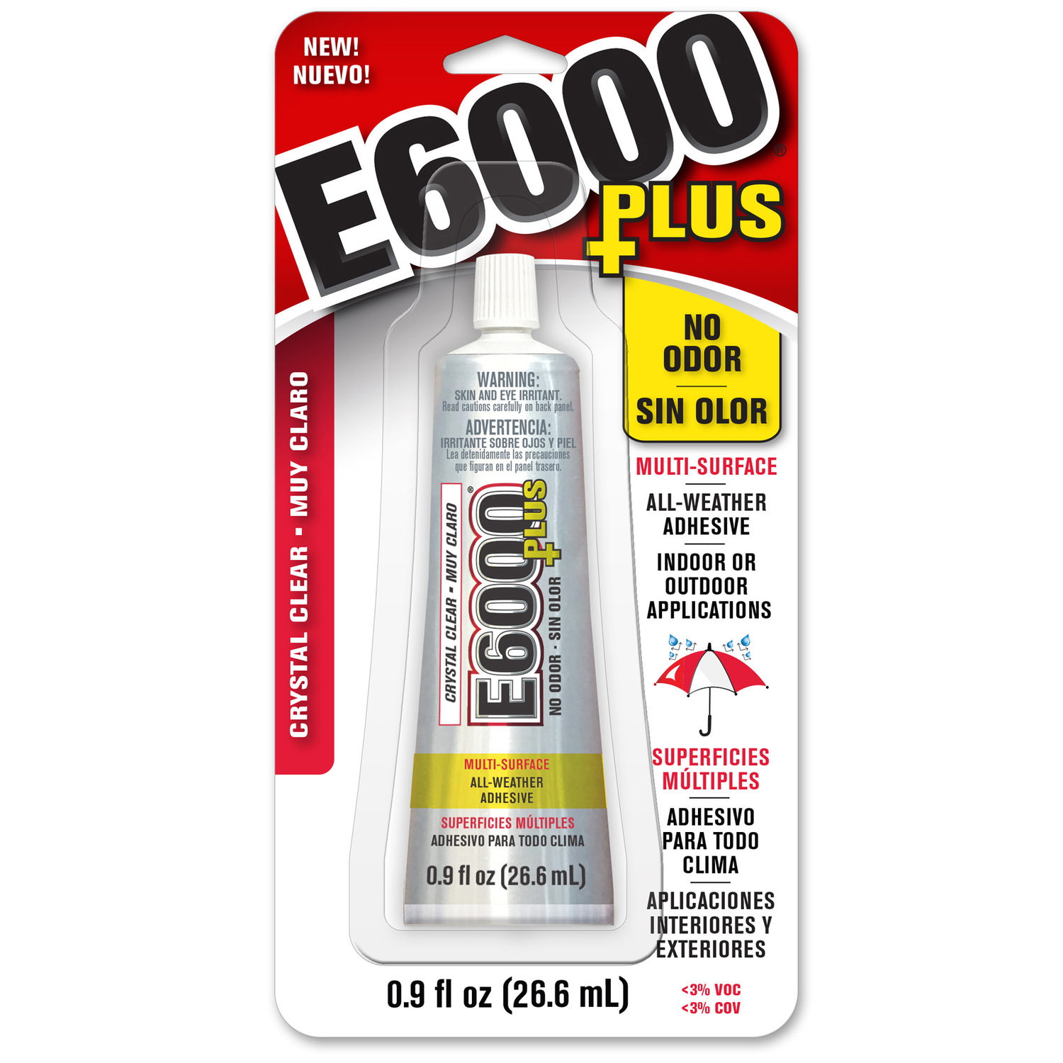 E6000 High Strength All-Weather Adhesive 0.9 oz - Mycitystee