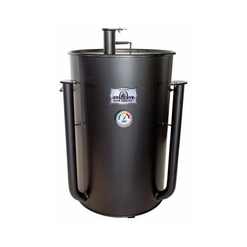 GATEWAY BBQ STORE LLC 559FB Drum Smoker， Flat Black， 55-Gallons - Mycitystee