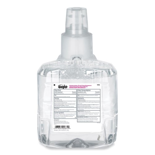GOJO Antibacterial Foam Hand Wash Refill， For LTX-12 Dispenser， Plum Scent， 1，200 mL Refill， 2/Carton (191202CT) - Mycitystee