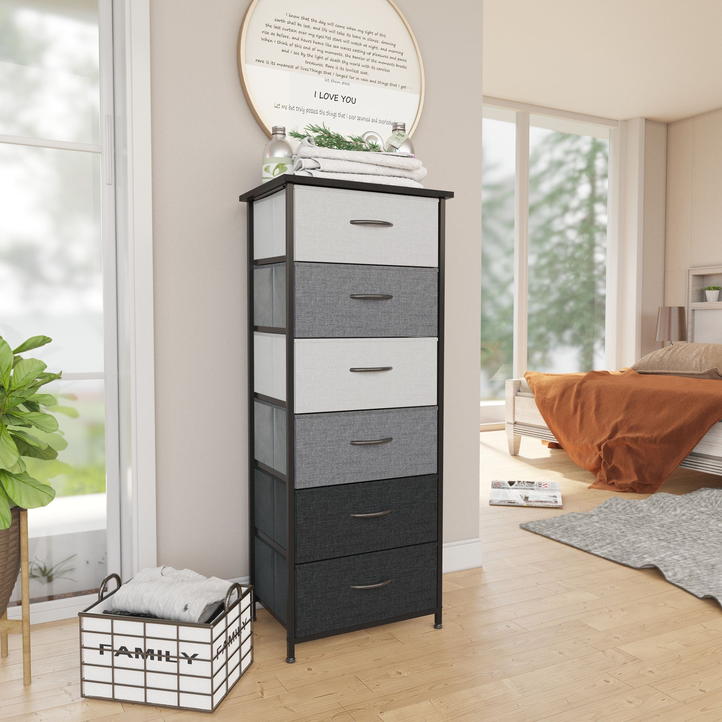 Pellebant 6 Drawers Vertical Storage Tower - - 34615200 - Mycitystee