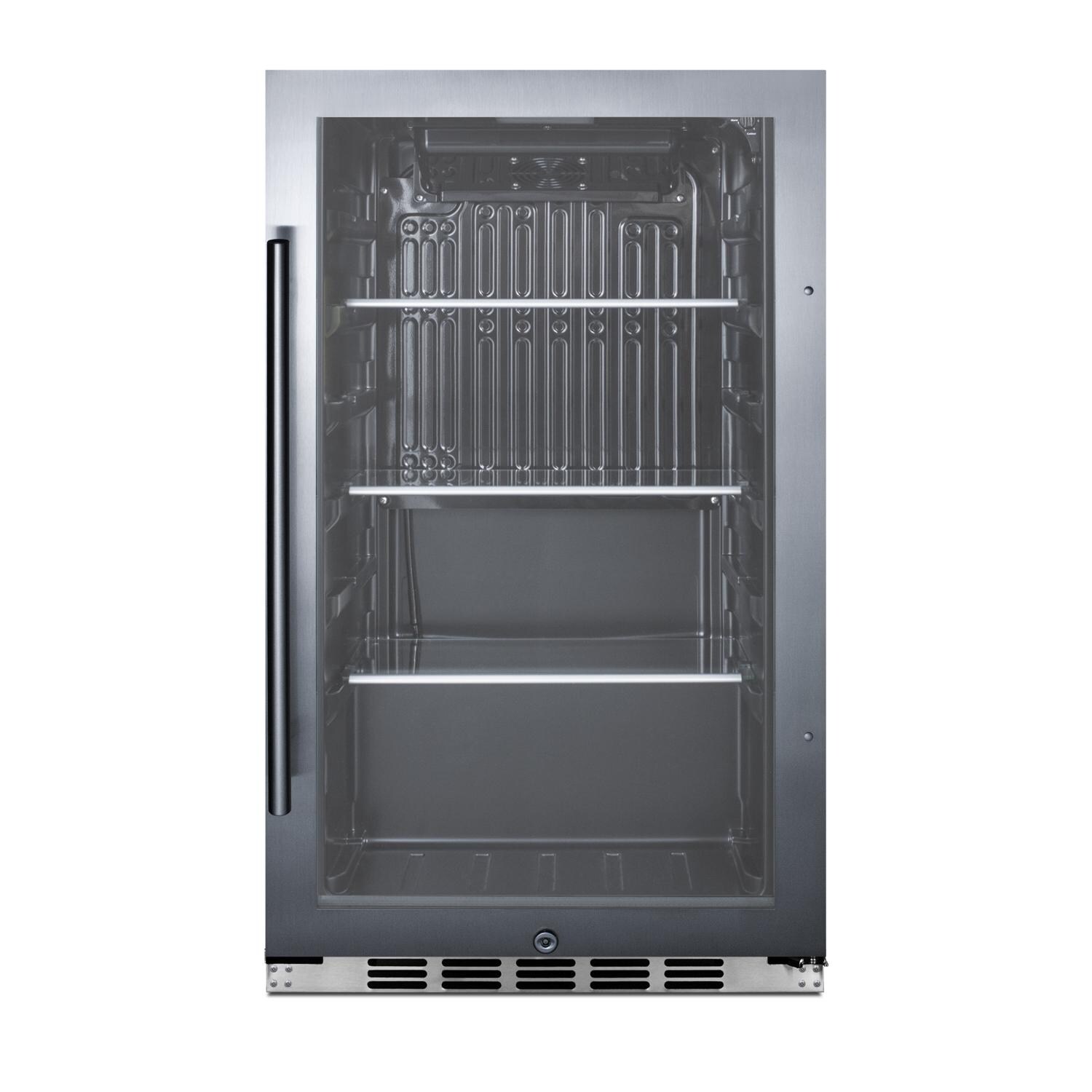 Summit 19-Inch 3.1 Cu. Ft. Shallow Depth Outdoor Compact Beverage Cooler - Mycitystee