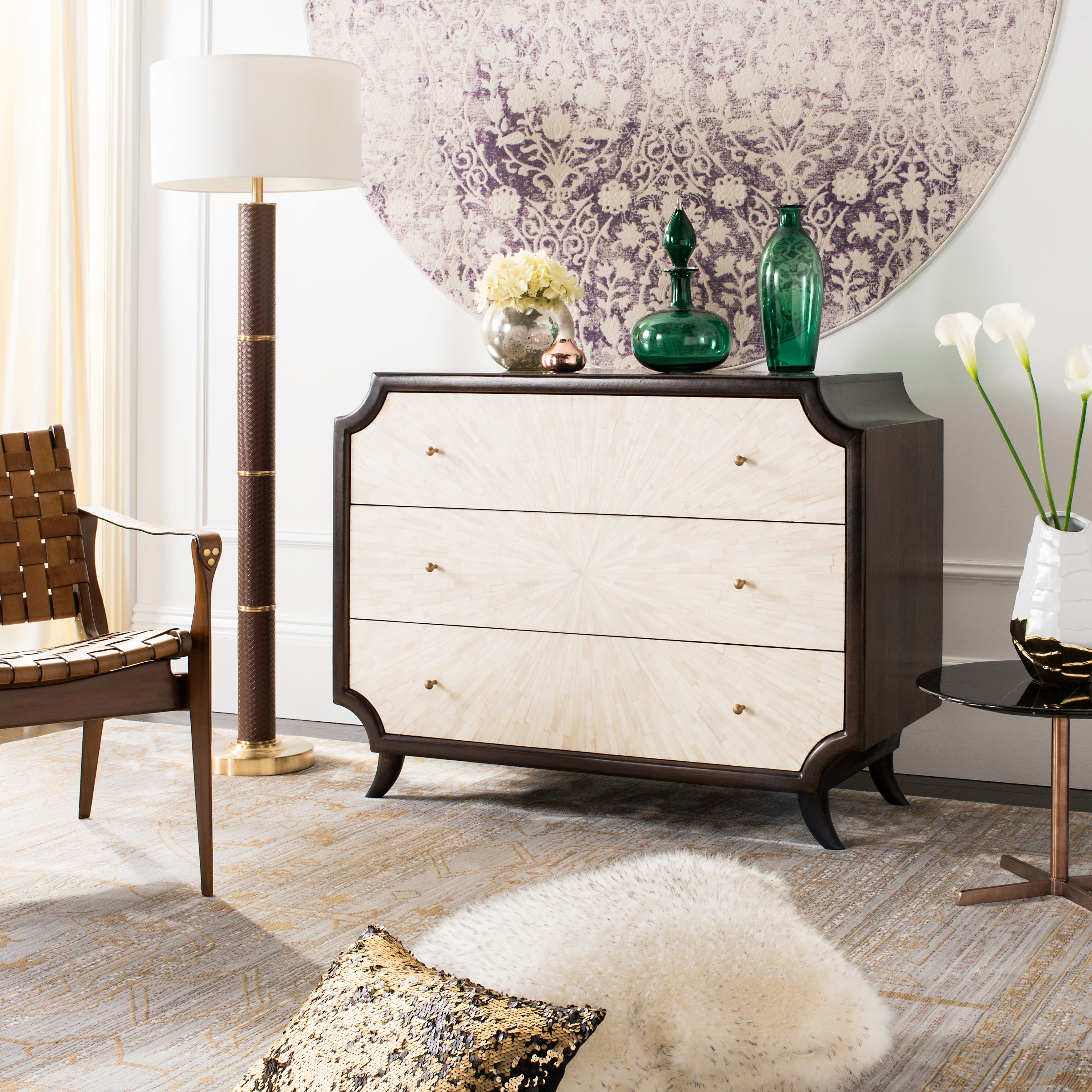 SAFAVIEH Couture Alina Dresser - Walnut - - 24249574 - Mycitystee