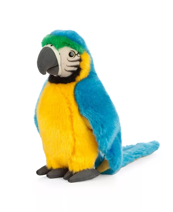 Living Nature Blue Macaw Stuffed Toy - Mycitystee