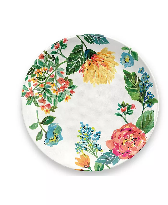 TarHong Garden Floral Dinner Plate， 10.5