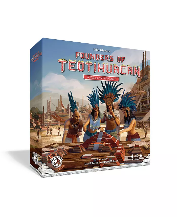 GTS Distribution Founders of Teotihuacan Tile Laying Ancient City Building Board Game - Mycitystee