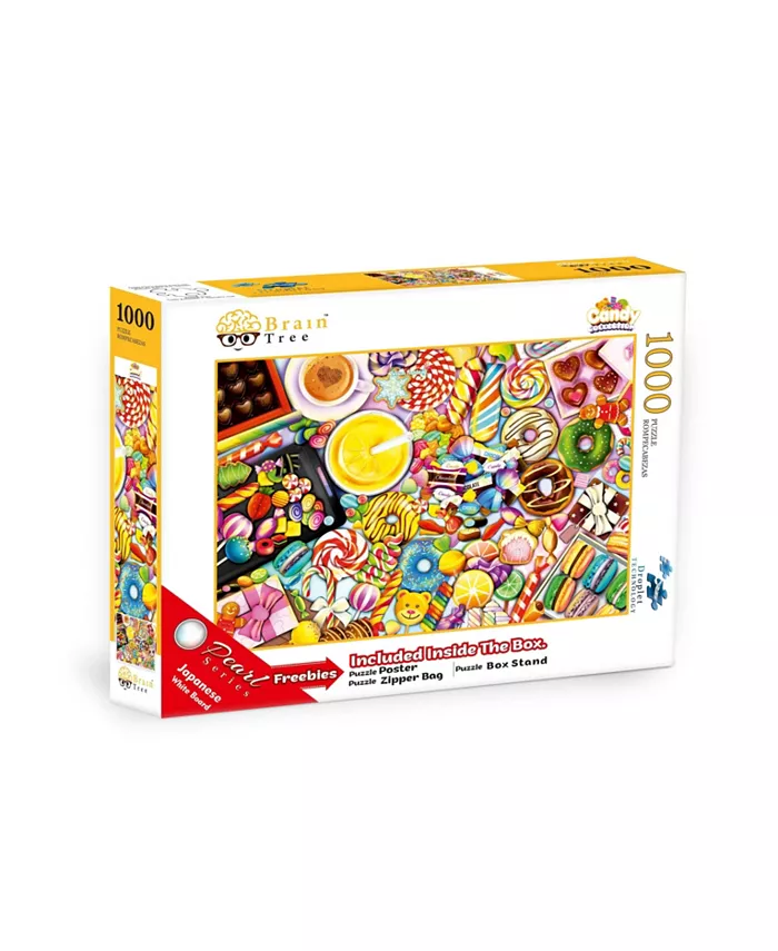 Brain Tree Games Candy Collection 1000 Piece Puzzle - Mycitystee