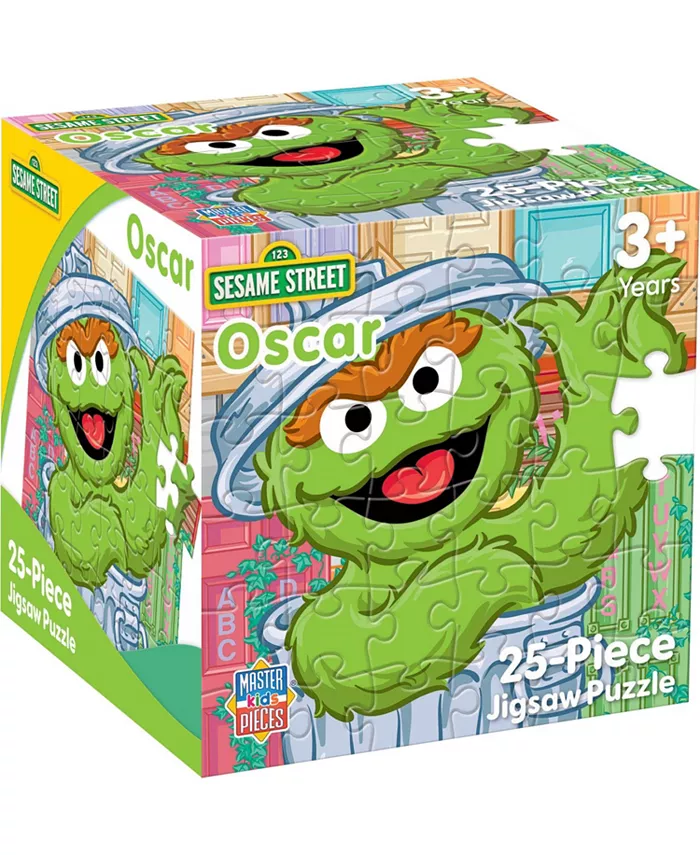 MasterPieces Puzzles Sesame Street - Oscar the Grouch 25 Piece Square Puzzle - Mycitystee