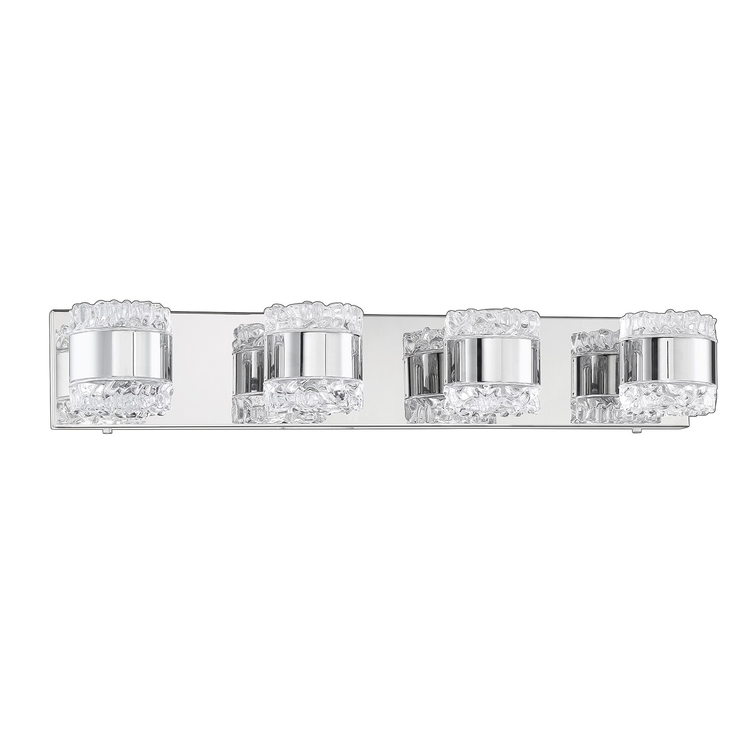 Bazil 4-Light Chrome Vanity Light - Mycitystee
