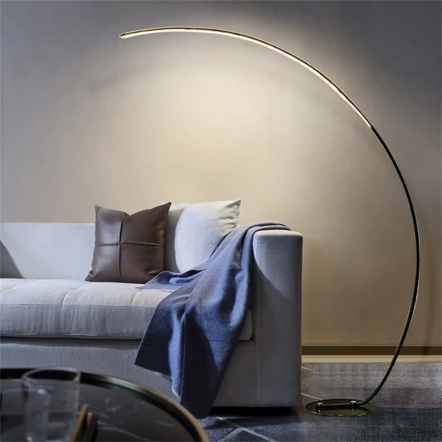 63 Inches Metal Arched Floor Lamp - Mycitystee