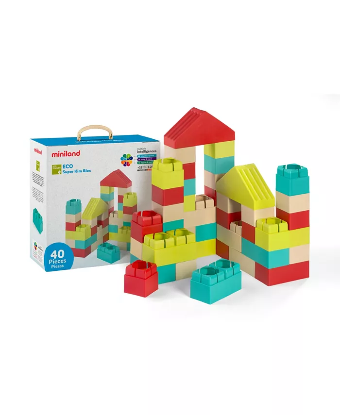MINILAND Eco Super Kim Bloc 40 Pieces - Mycitystee