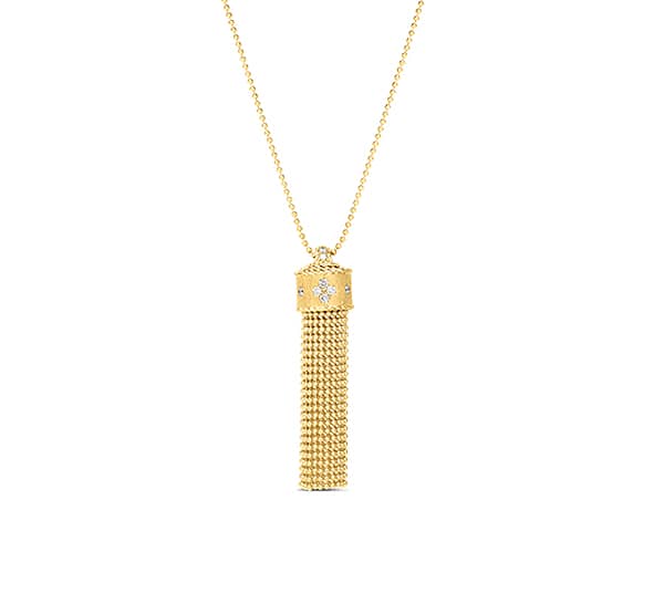 Roberto Coin 18K Yellow Gold Princess Tassel Pendant On 33