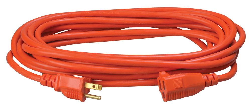 Southwire Outdoor Extension Cord， 3 Prong  16/3 Orange Vinyl - Mycitystee