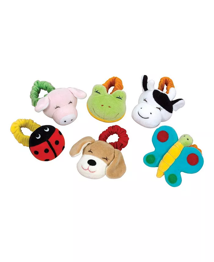 Kaplan Early Learning Wrist Rattles - Set of 6 - Mycitystee