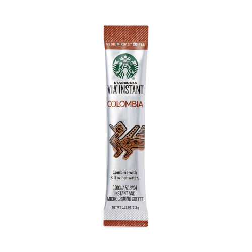 Starbucks VIA Ready Brew Coffee， 3/25oz， Colombia， 50/Box (11008131) - Mycitystee