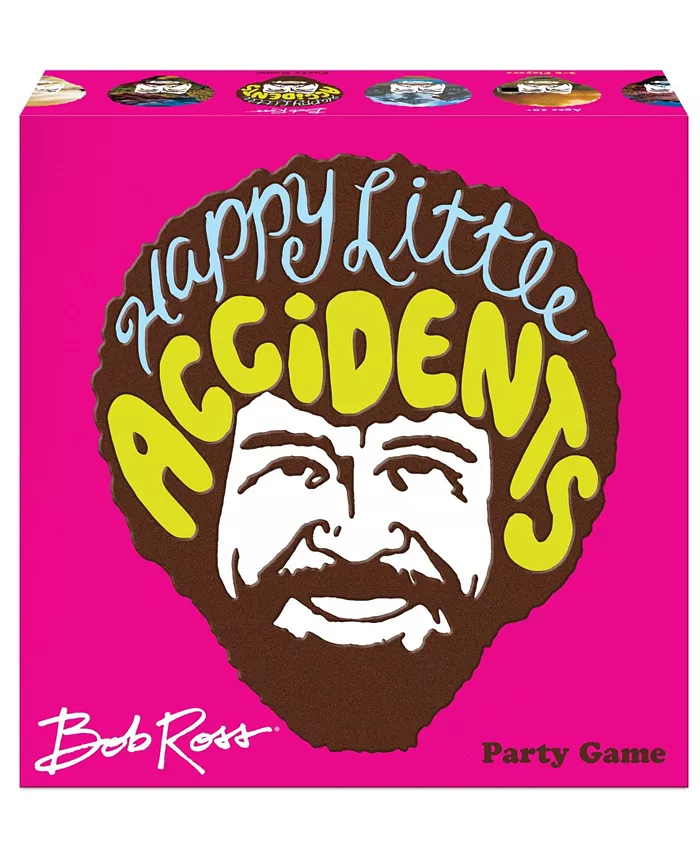 MasterPieces Puzzles Big G Creative Bob Ross - Happy Little Accidents Party Game - Mycitystee