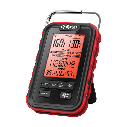Grill Mark 13925 Probe Thermometer Digital Black - Mycitystee