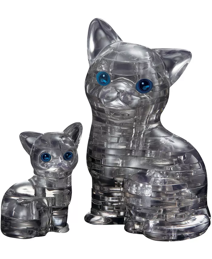 BePuzzled 3D Crystal Puzzle - Cat and Kitten - Mycitystee