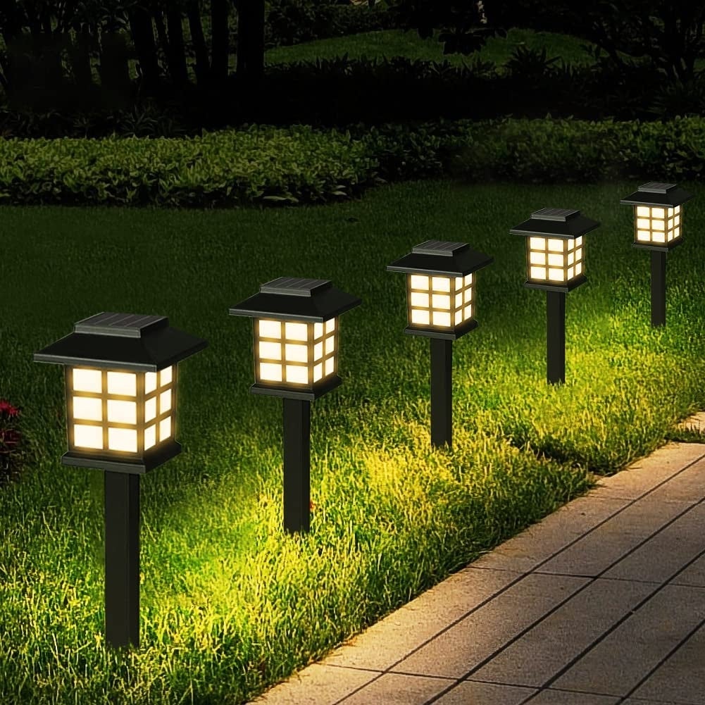 12pcs Garden Waterproof Outdoor Solar Lights for Yard，Landscape，Patio - Mycitystee