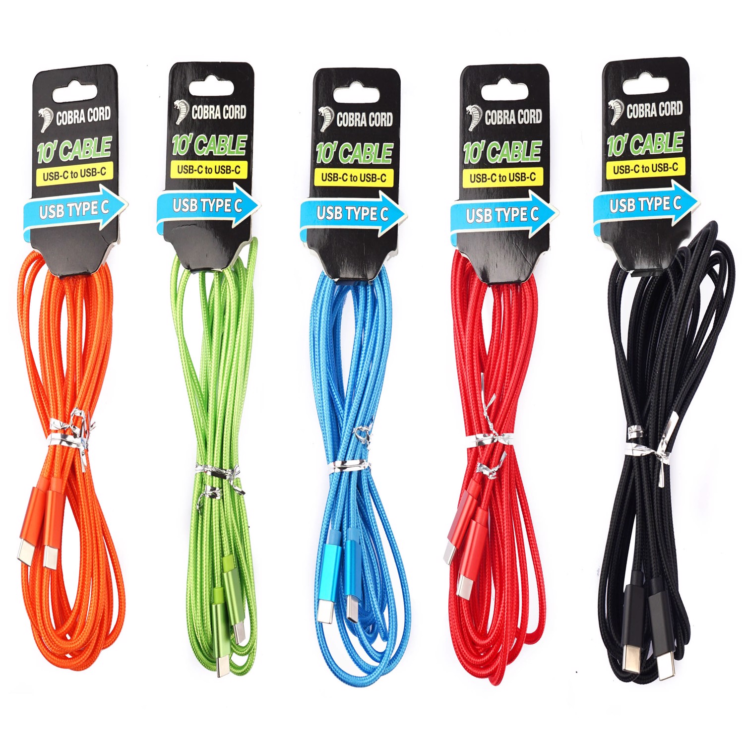 Diamond Visions Cobra Cord USB Type C Cable 1 pk - Mycitystee