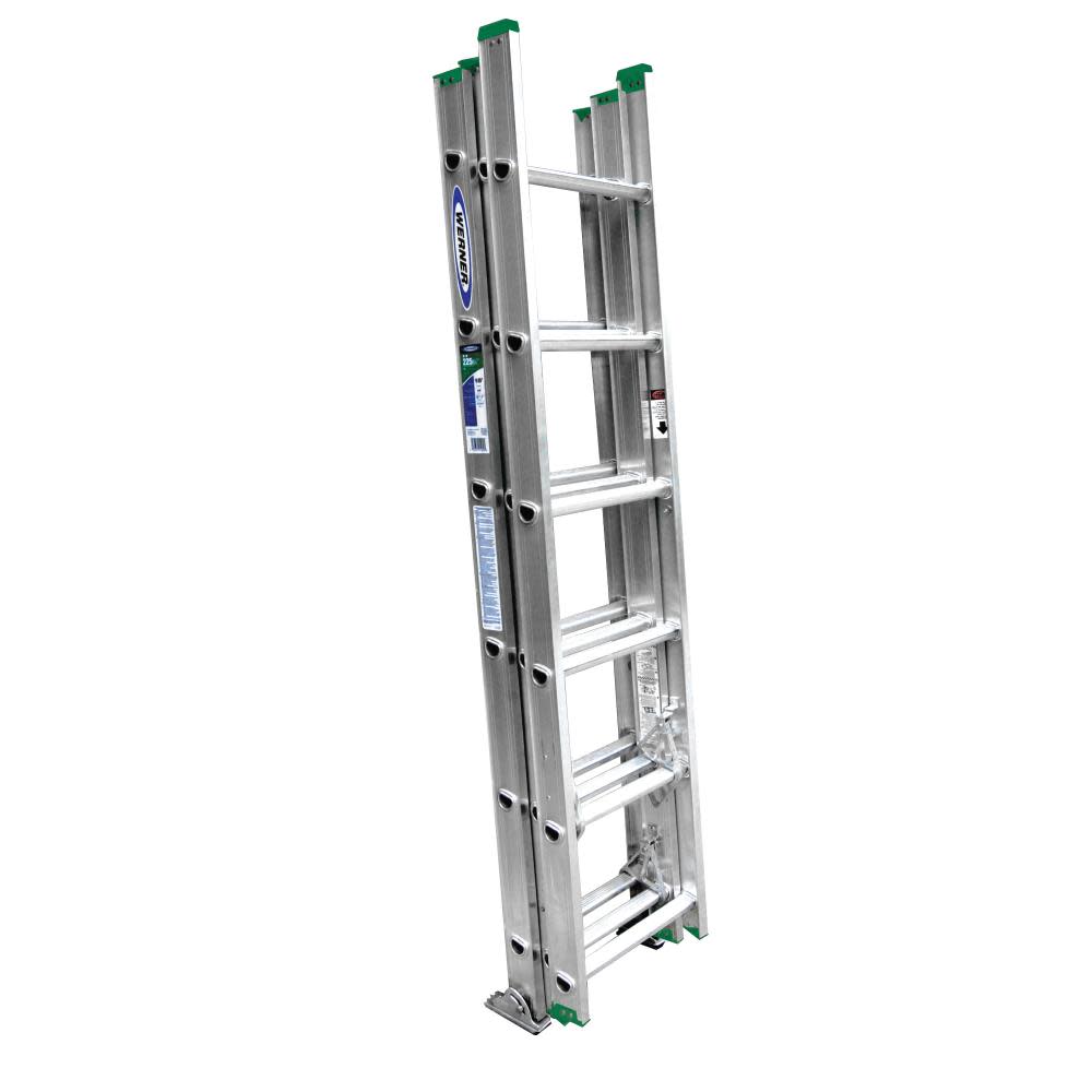 16 Ft. Type II Compact Aluminum Extension Ladder - Mycitystee