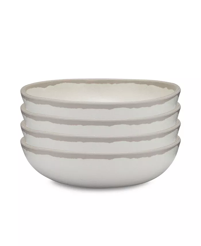 Q Squared Potter Stone Melaboo 4-Pc. Cereal Bowl Set - Mycitystee