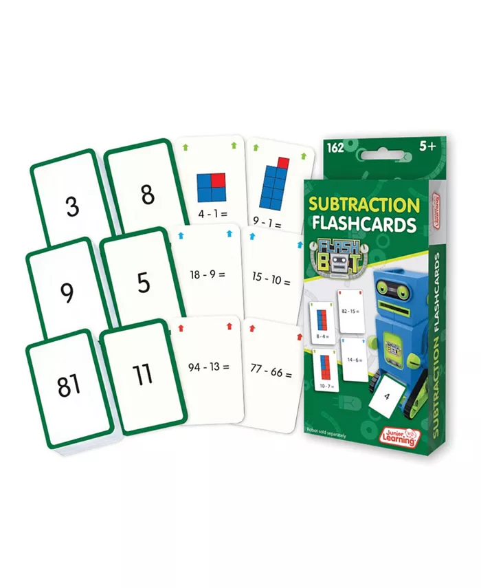 Junior Learning Subtraction Flashcards - Mycitystee
