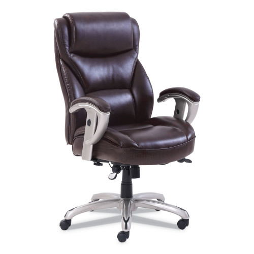 SertaPedic Emerson Big and Tall Task Chair， Supports Up to 400 lb， 19.5