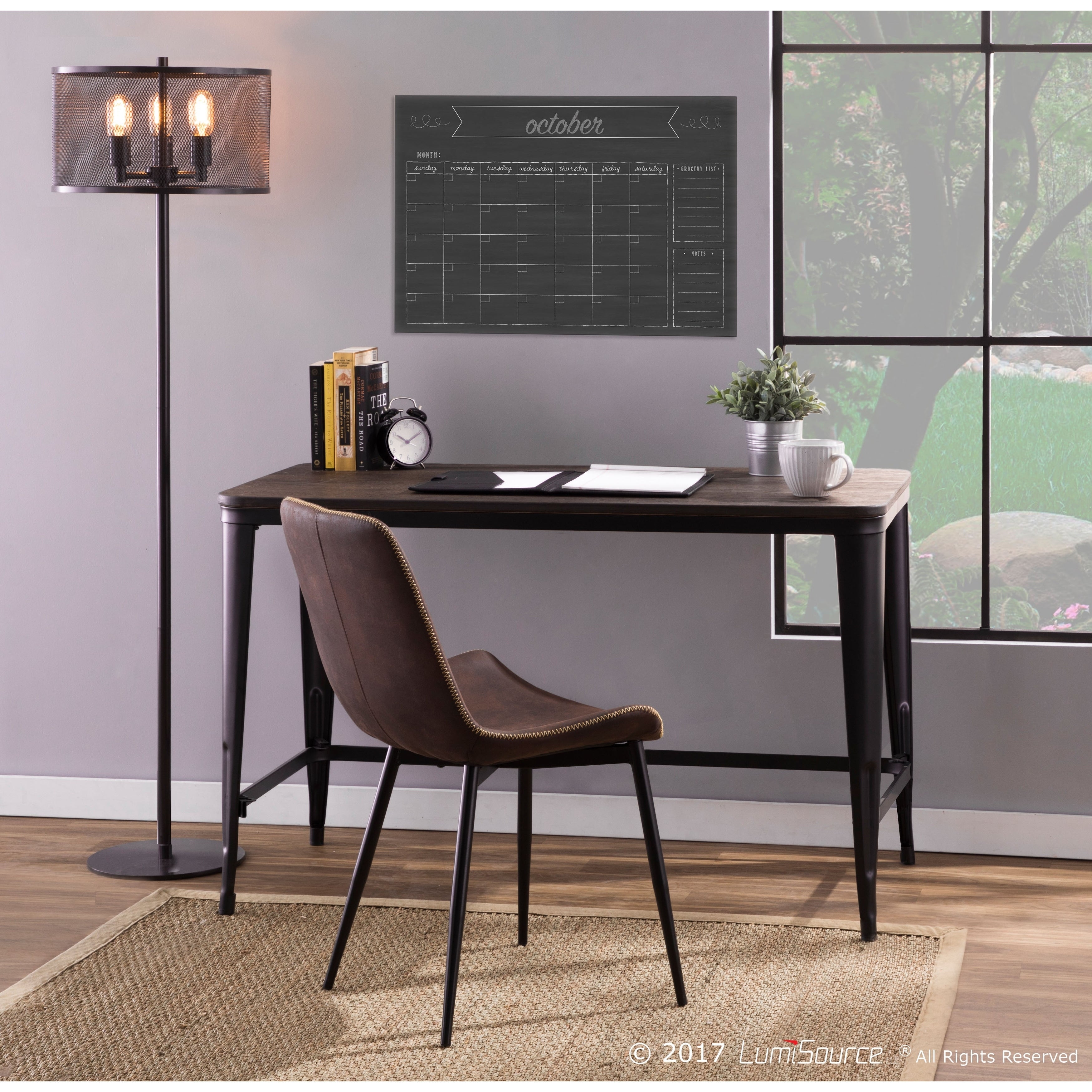 Indy Mesh Floor Lamp with Antique Finished Metal - Mycitystee