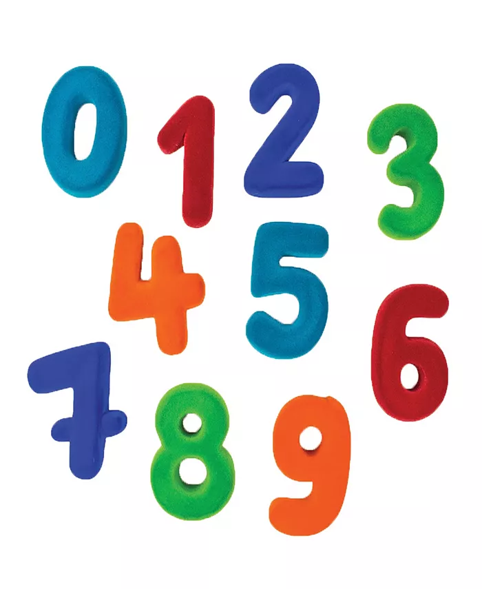 Rubbabu Bright Squishy Magnetic Numeral Set - Mycitystee
