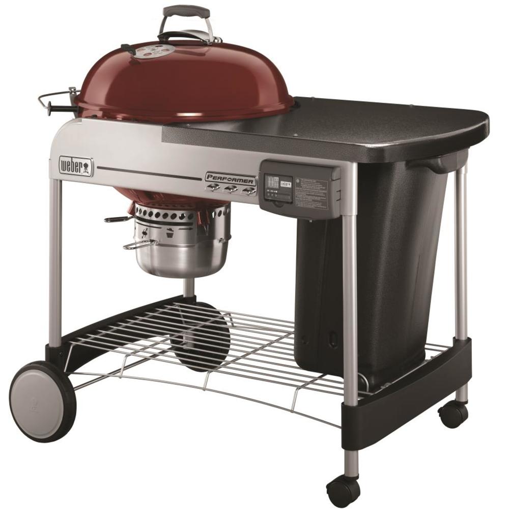 Performer Deluxe Charcoal Grill22 In. Crimson - Mycitystee