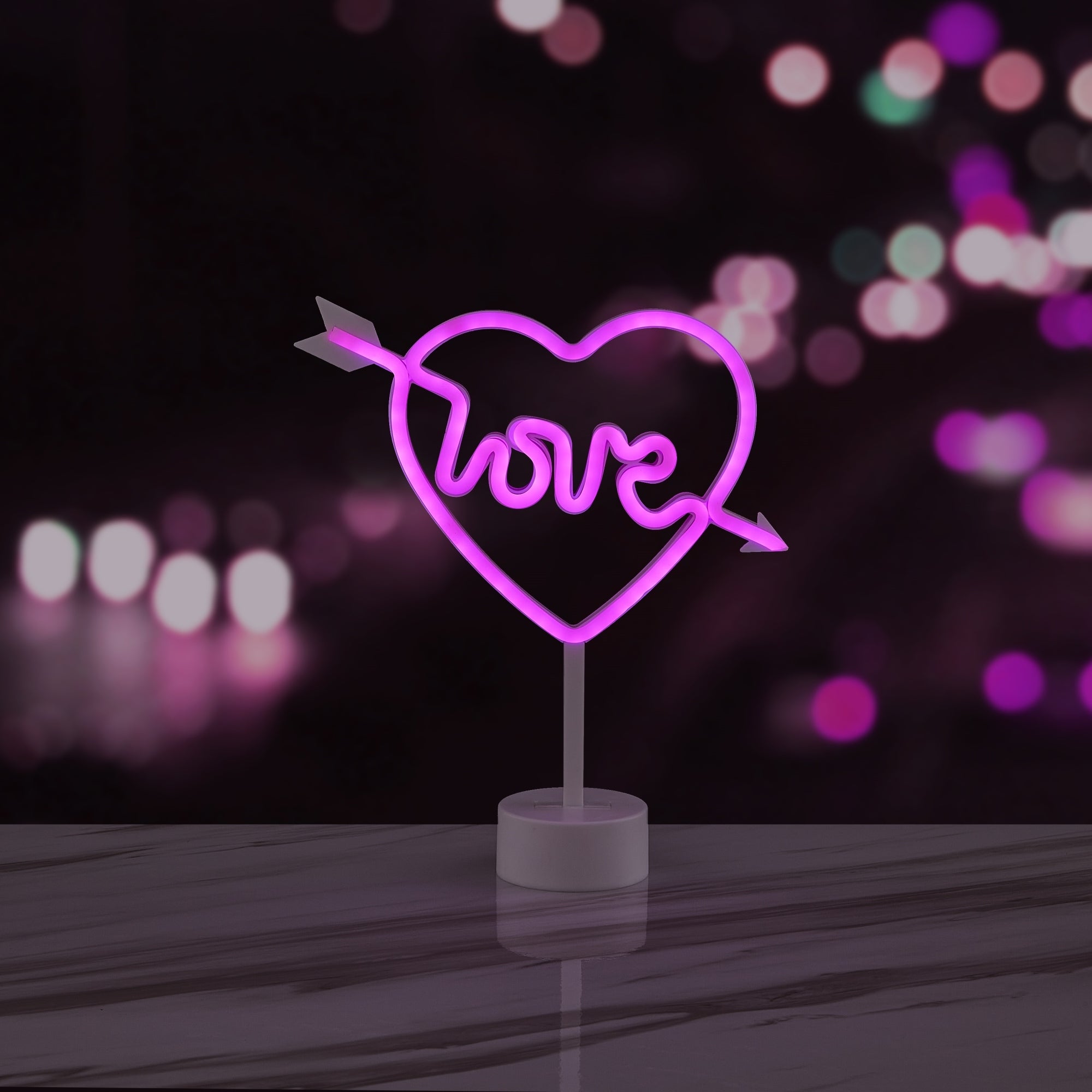 Tremaine Battery-Powered Neon Sign - Lilac Shopping - The Best Deals on String Lights | 39981634 - Mycitystee