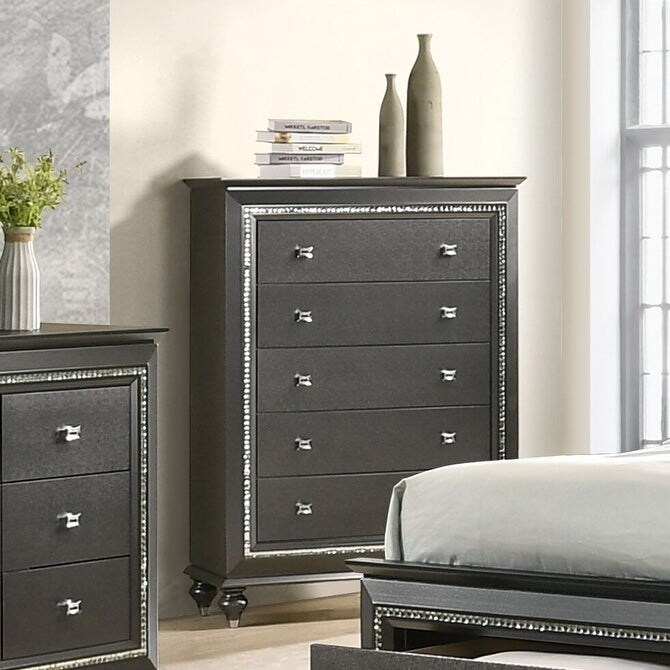 Silver Orchid Brockwell Metallic Gray Chest - - 28232636 - Mycitystee