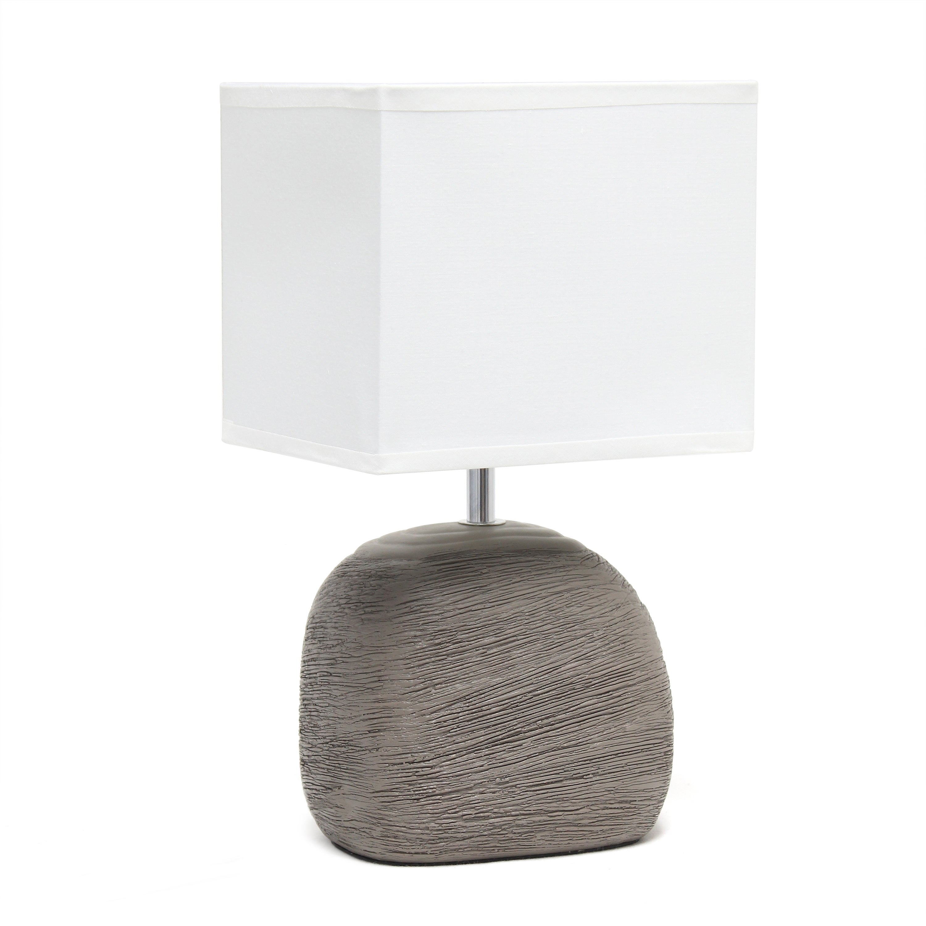 Simple Designs Bedrock Ceramic Table Lamp - Mycitystee
