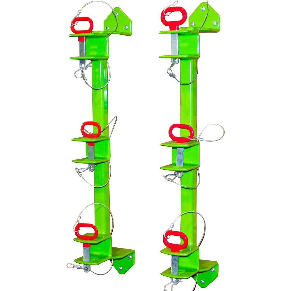 Green Touch 3 Place Trimmer Rack For Enclosed Trailer - Mycitystee