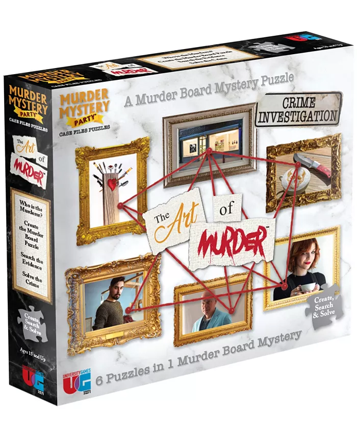 University Games Mystery Party Case Files - The Art of Mystery Party Puzzles Set - Mycitystee