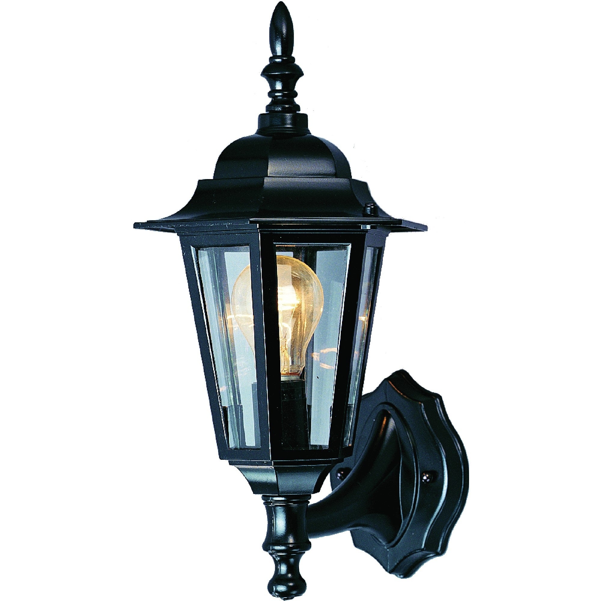 Volume Lighting 1-Light Black Outdoor Wall Mount - Mycitystee
