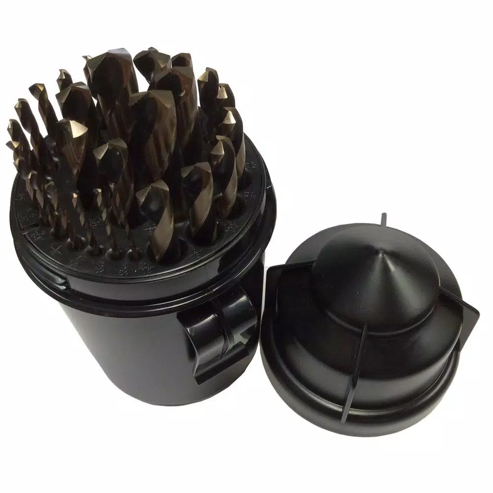 Drill America Mechanics Length High Speed Steel Drill Bit Set in Round Case (29-Piece) and#8211; XDC Depot - Mycitystee