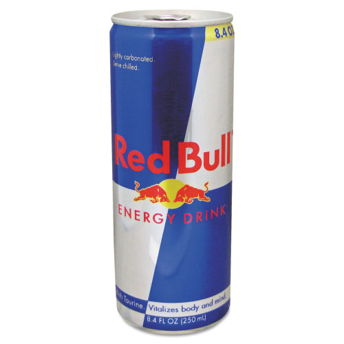 Red Bull Energy Drink， Original Flavor， 8.4 oz Can， 24/Carton (99124) - Mycitystee