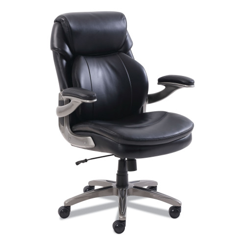 SertaPedic Cosset Mid-Back Executive Chair， Supports Up to 275 lb， 18.5
