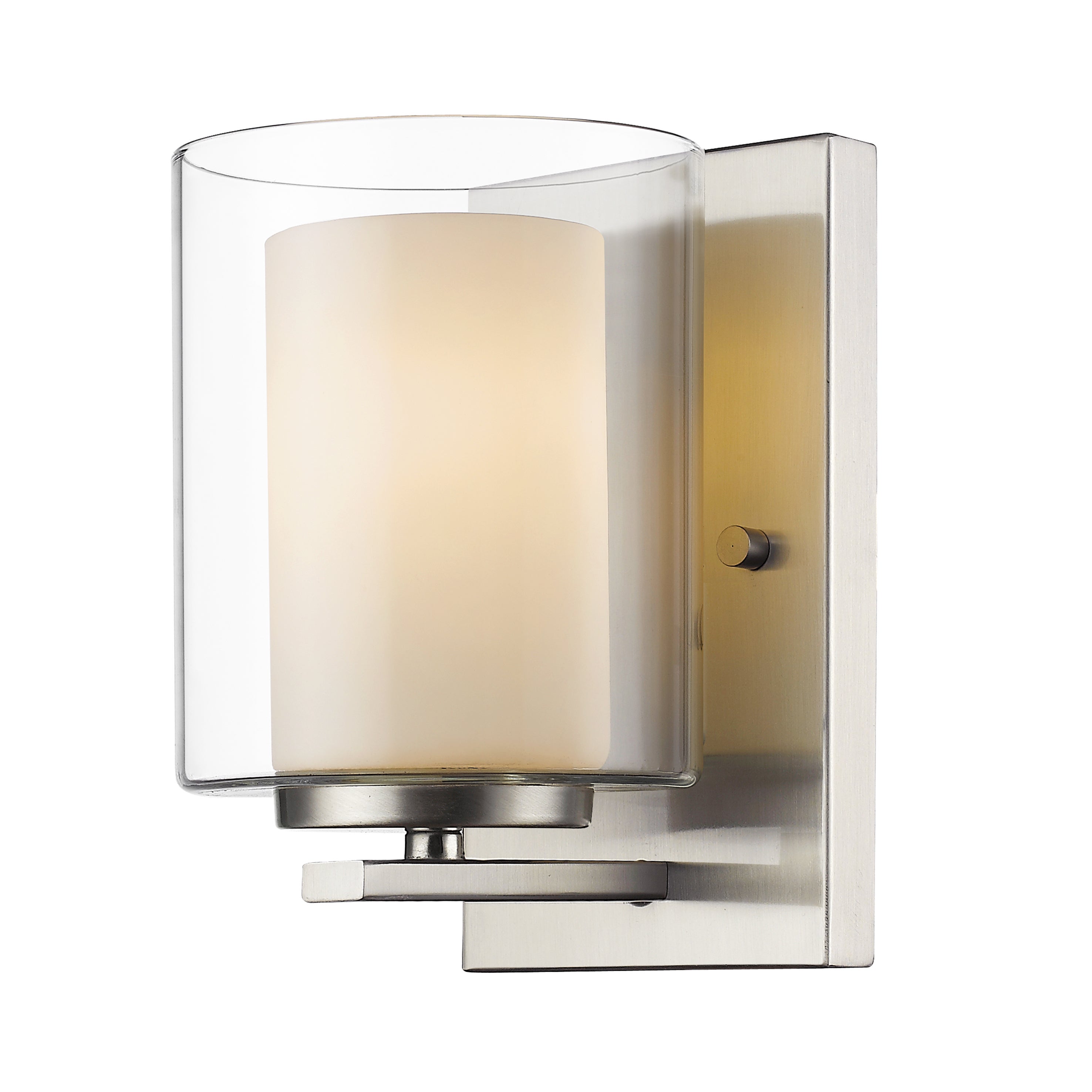 Avery Home Lighting Willow 1-light Brushed Nickel Wall Sconce - Mycitystee