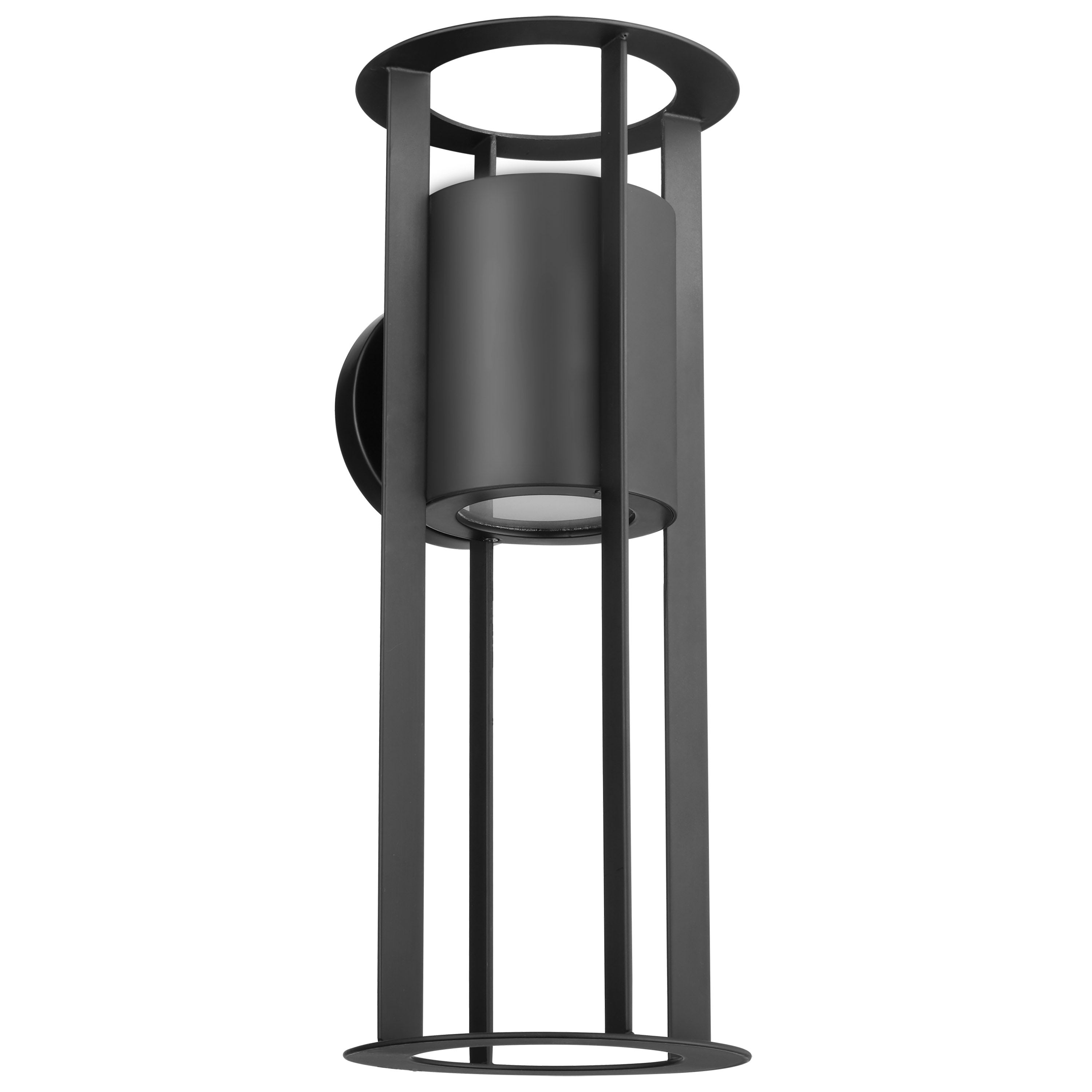 Continuum 15W LED Medium Wall Lantern Matte Black Finish Shopping - The Best Deals on Outdoor Wall Lanterns | 39389323 - Mycitystee