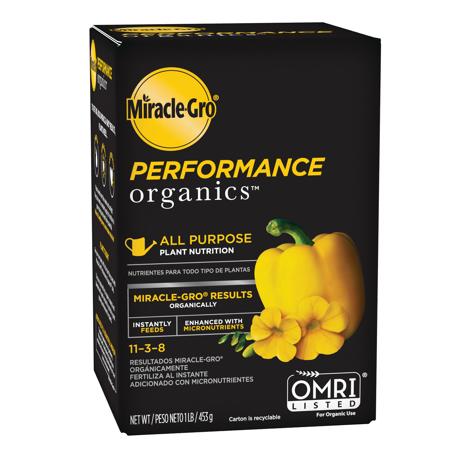 Miracle-Gro Performance Organics Organic Granules All Purpose Plant Food 1 lb - Mycitystee