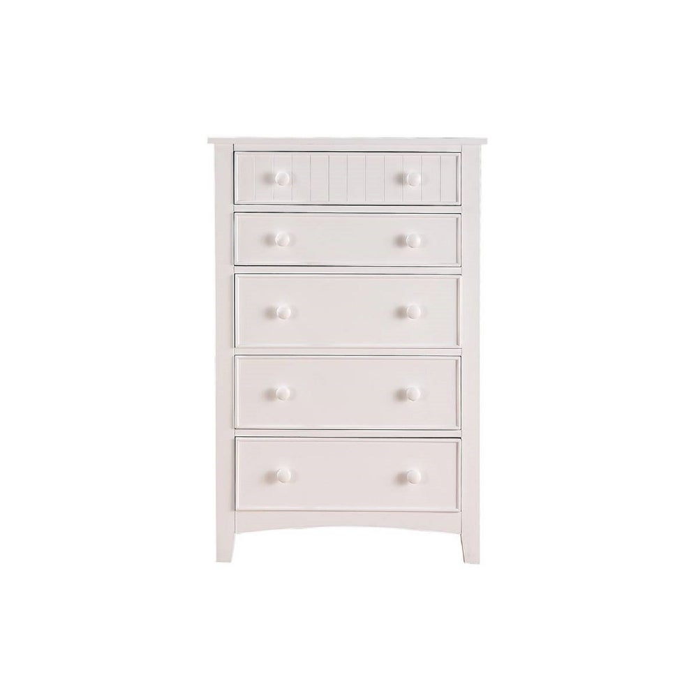 Contemporary Bedroom Furniture Vertical Chest with 5 Drawers - - 36087897 - Mycitystee