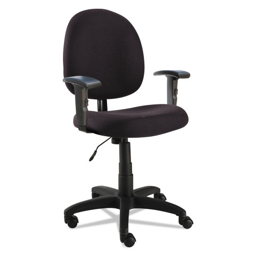 Alera Essentia Series Swivel Task Chair with Adjustable Arms， Supports Up to 275 lb， 17.71