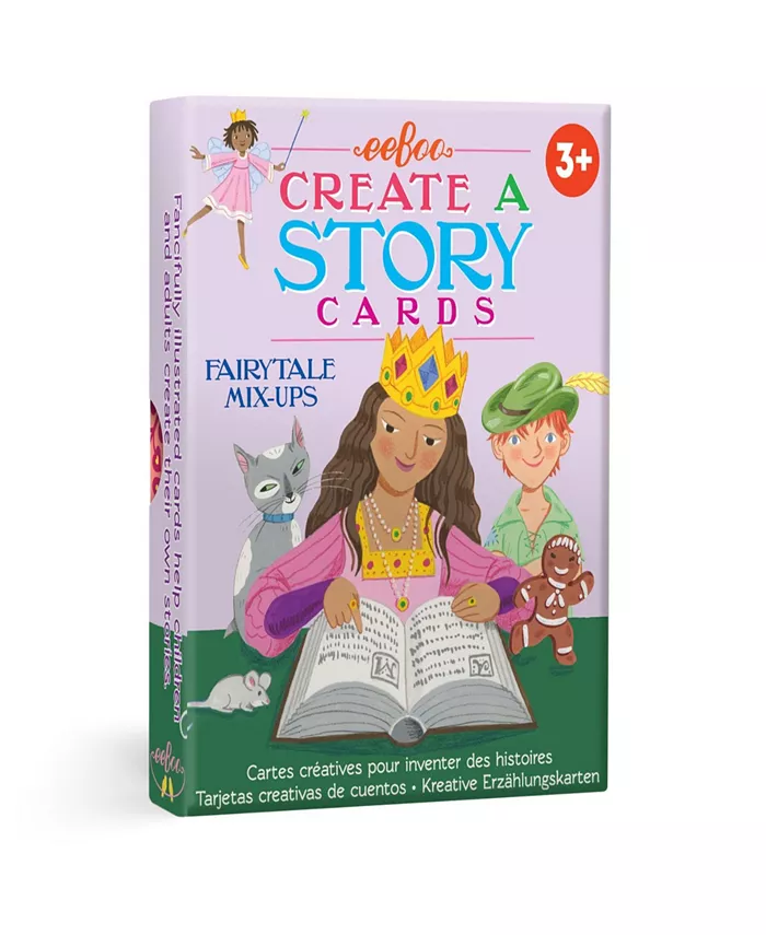 Eeboo Fairytale Mix Ups Create a Story Pre-literacy Cards 36 Piece Set - Mycitystee